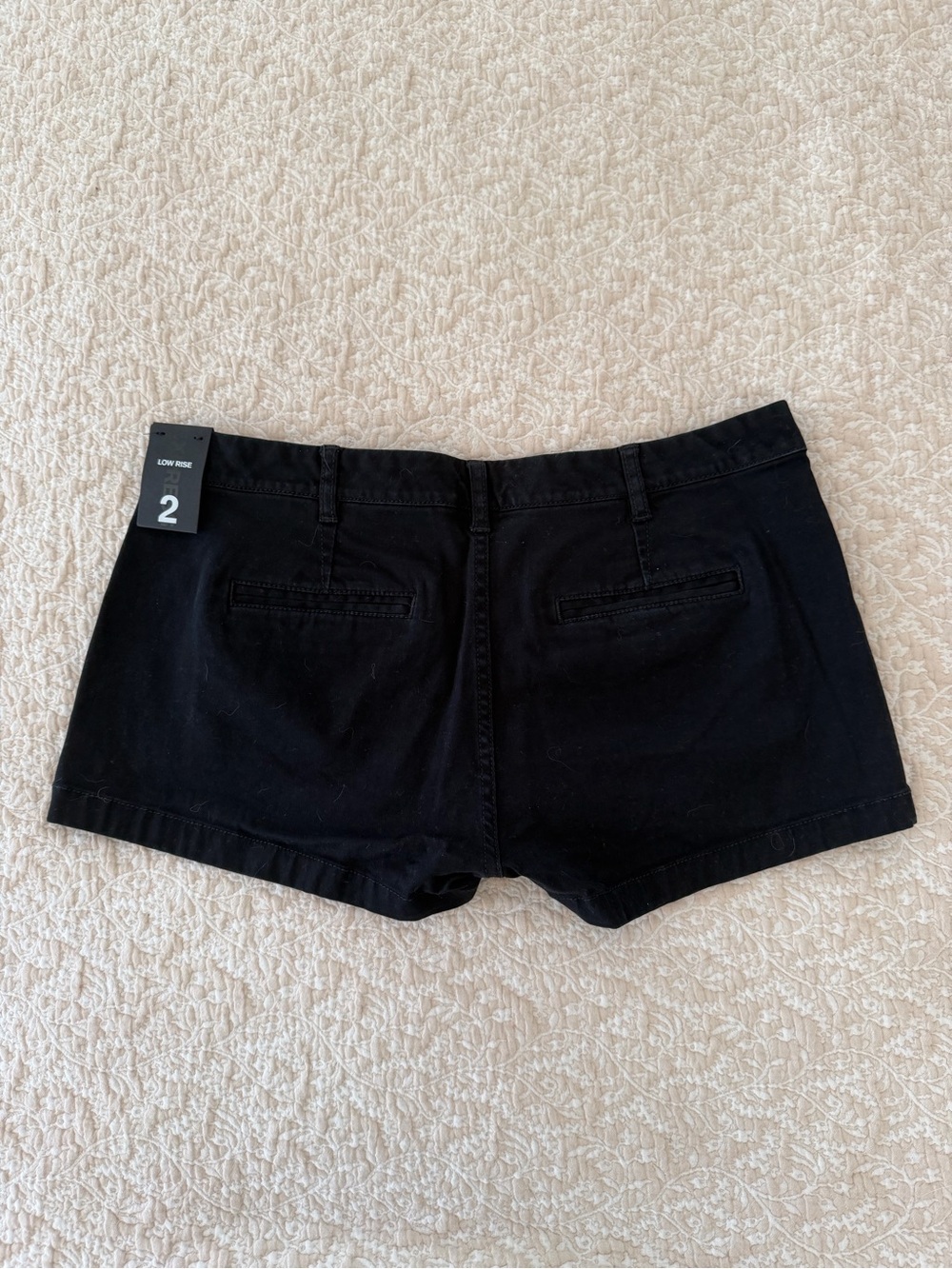 NWT Express Black Women's Low Rise Shorts - Picture 2 of 3